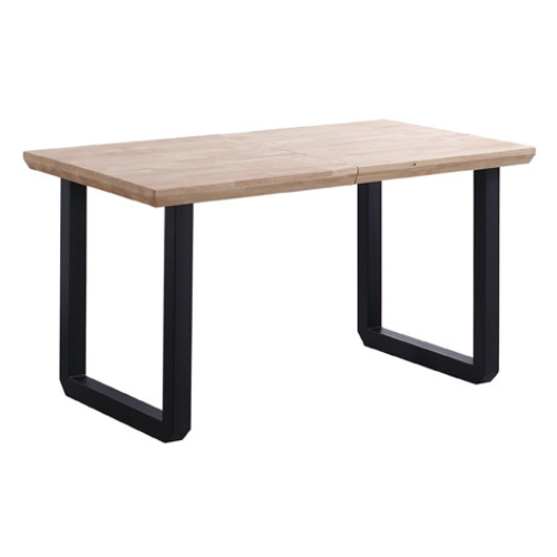 MESA COMEDOR EXTENSIBLE ROMA ROBLE NORDISH / NEGRO 140-180-220x80x77