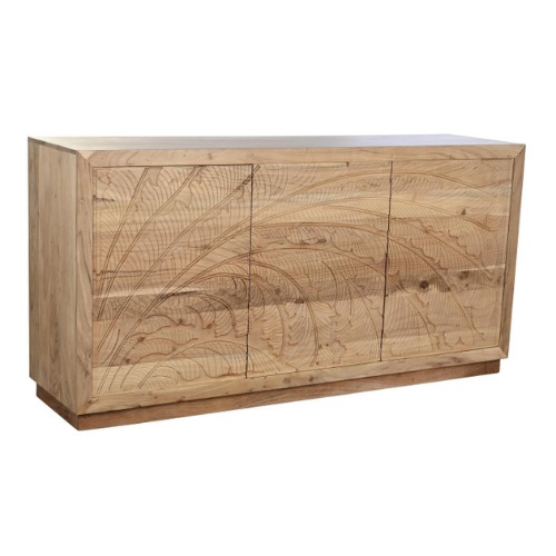 BUFFET ACACIA MDF RELIEVE PALMERA 178X46X90