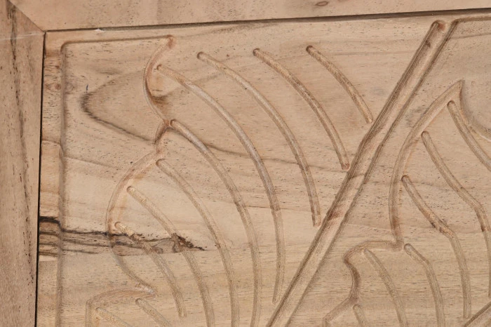 BUFFET ACACIA MDF RELIEVE PALMERA 178X46X90