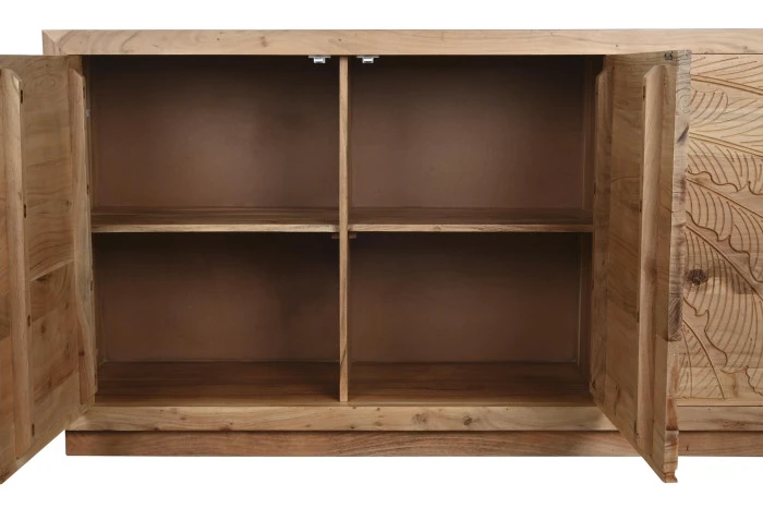 BUFFET ACACIA MDF RELIEVE PALMERA 178X46X90