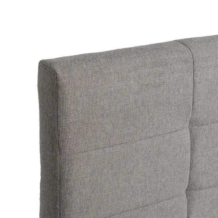 CABECERO GRIS TEJIDO DORMITORIO 160 X 8 X 100 CM