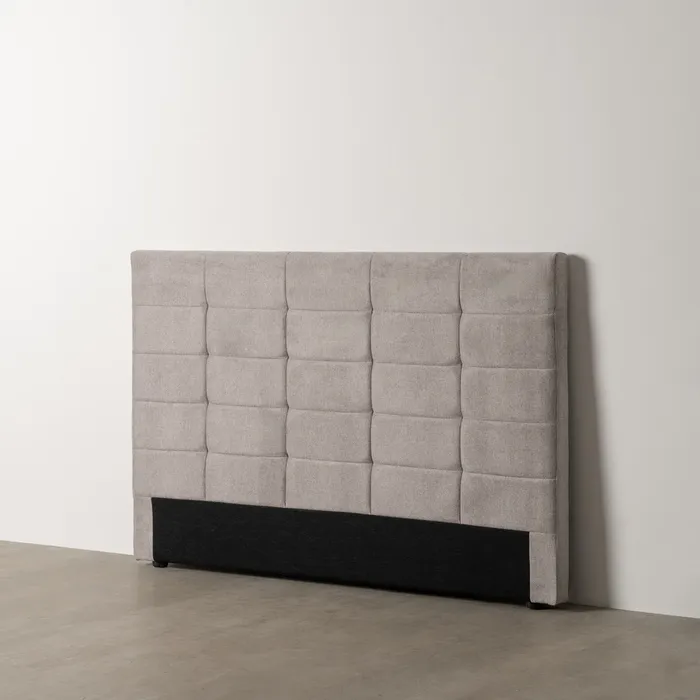 CABECERO GRIS TEJIDO DORMITORIO 160 X 8 X 100 CM