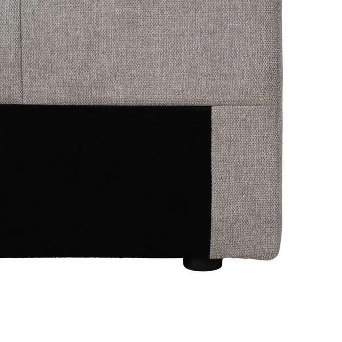 CABECERO GRIS TEJIDO DORMITORIO 160 X 8 X 100 CM