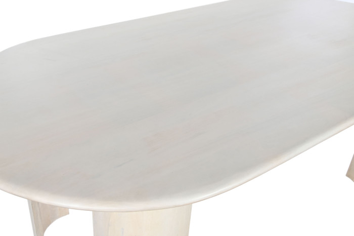 MESA COMEDOR MANGO 200X100X76 46,70 BLANCO