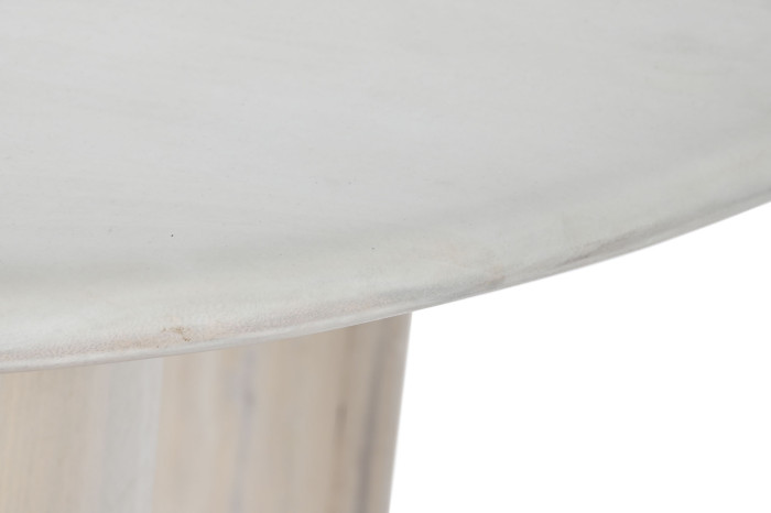 MESA COMEDOR MANGO 200X100X76 46,70 BLANCO