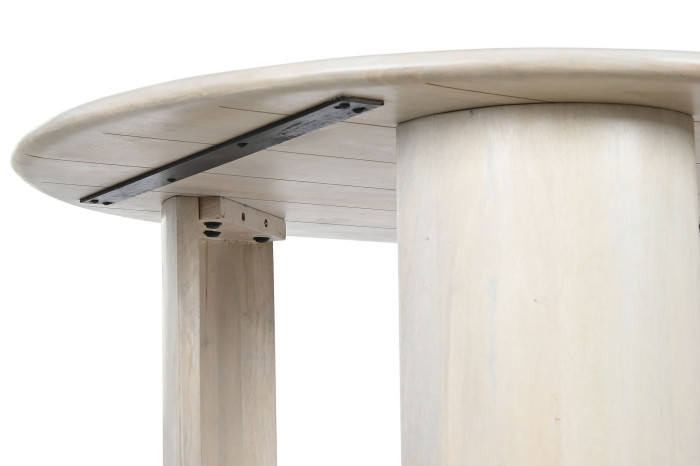 MESA COMEDOR MANGO 200X100X76 46,70 BLANCO