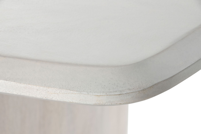 MESA COMEDOR MANGO 218X100X76 BLANCO