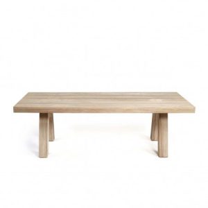 MESA COMEDOR TECA EXTERIOR 76,5X240X100