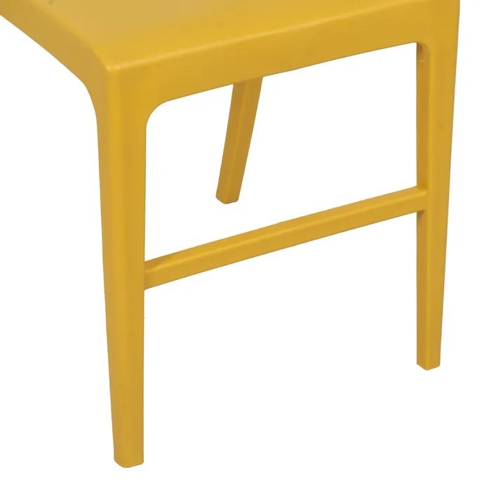 SILLA AMARILLO POLIPROPILENO CONTRACT 44 X 51 X 84 CM (PACK DE 4) UD=47,9€