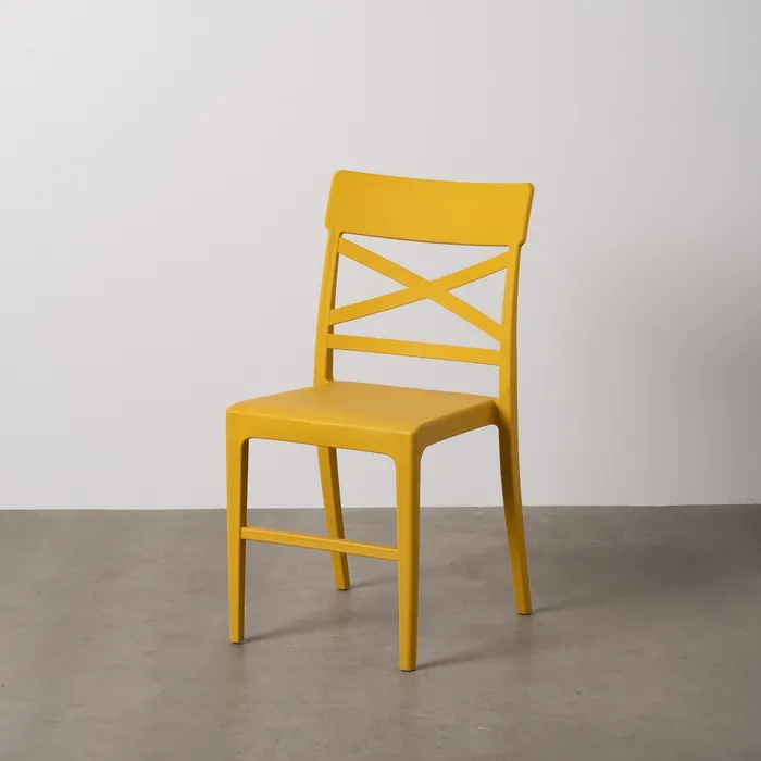 SILLA AMARILLO POLIPROPILENO CONTRACT 44 X 51 X 84 CM (PACK DE 4) UD=47,9€
