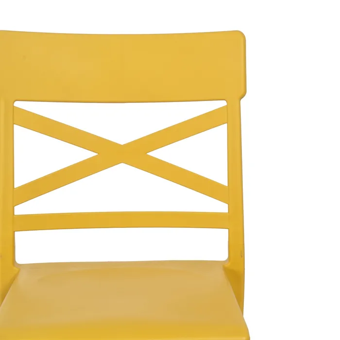 SILLA AMARILLO POLIPROPILENO CONTRACT 44 X 51 X 84 CM (PACK DE 4) UD=47,9€
