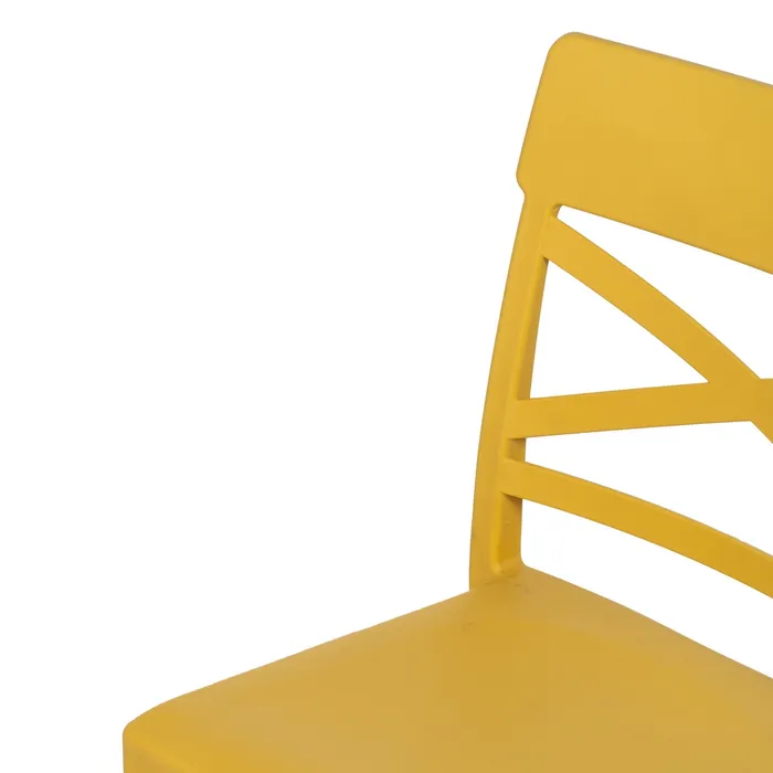 SILLA AMARILLO POLIPROPILENO CONTRACT 44 X 51 X 84 CM (PACK DE 4) UD=47,9€