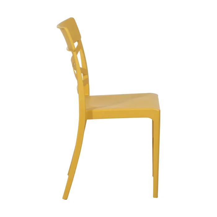 SILLA AMARILLO POLIPROPILENO CONTRACT 44 X 51 X 84 CM (PACK DE 4) UD=47,9€