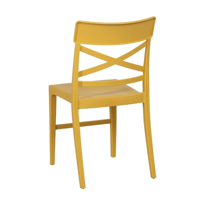 SILLA AMARILLO POLIPROPILENO CONTRACT 44 X 51 X 84 CM (PACK DE 4) UD=47,9€
