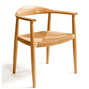 SILLA DOMINO COMEDOR MADERA NATURAL 63,5X53X76
