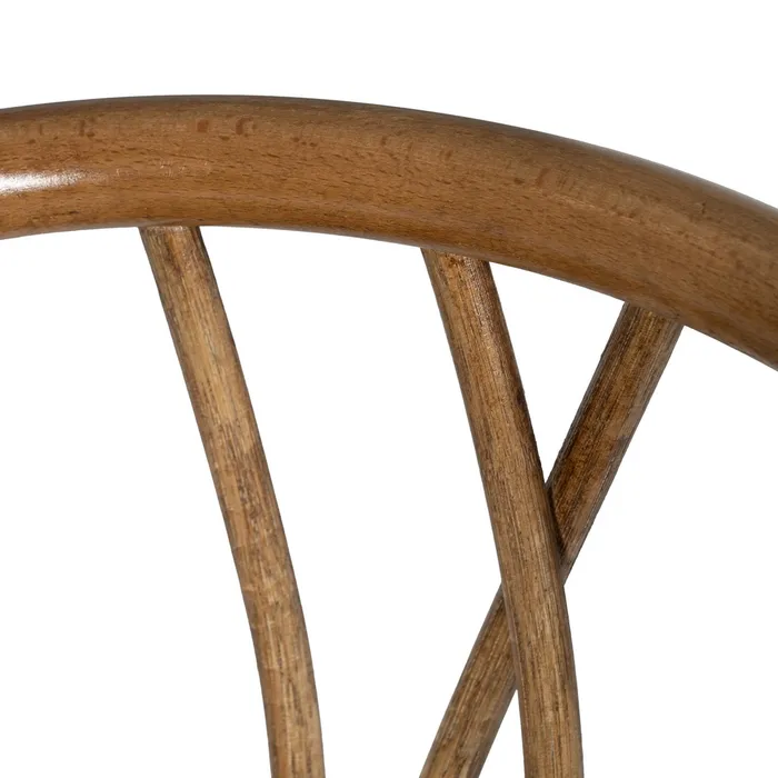 SILLA MIEL MADERA-RATÁN 55 X 50 X 81 CM