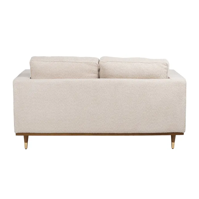 SOFÁ 2 PLAZAS BEIGE TEJIDO-MADERA 172 X 91 X 84 CM