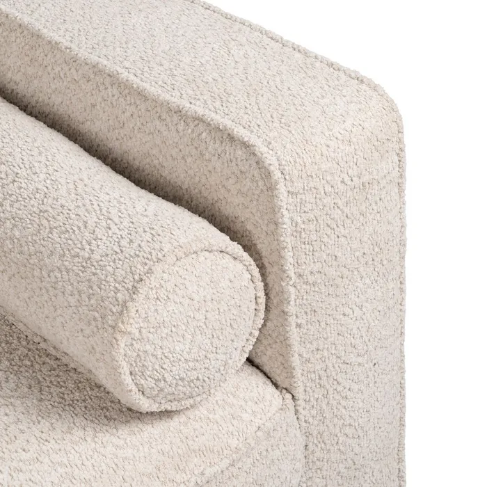 SOFÁ 2 PLAZAS BEIGE TEJIDO-MADERA 172 X 91 X 84 CM