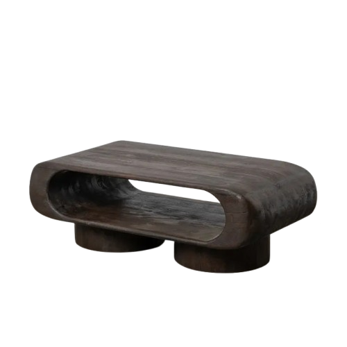 MESA CENTRO MADERA DE MANGO SALÓN 122 X 61 X 42 CM