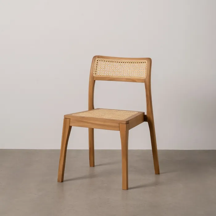 SILLA NATURAL MADERA CONTRACT 55 X 53 X 79,50 CM