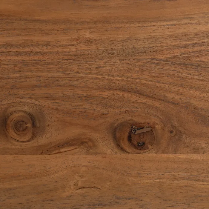 MESA COMEDOR MARRÓN MADERA DE ACACIA 180 X 90 X 77 CM - Imagen 8