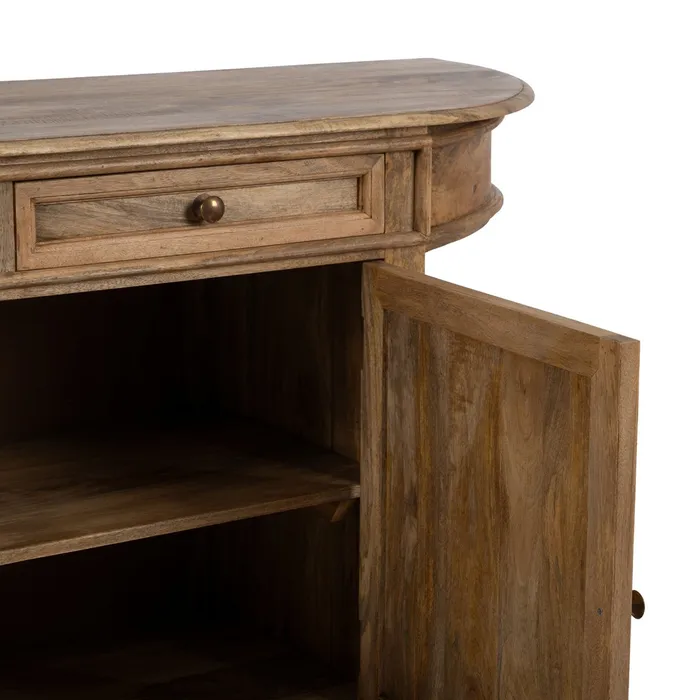 APARADOR NATURAL MADERA DE MANGO SALÓN 189 X 53 X 88 CM - Imagen 13