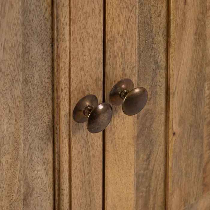 APARADOR NATURAL MADERA DE MANGO SALÓN 189 X 53 X 88 CM - Imagen 8