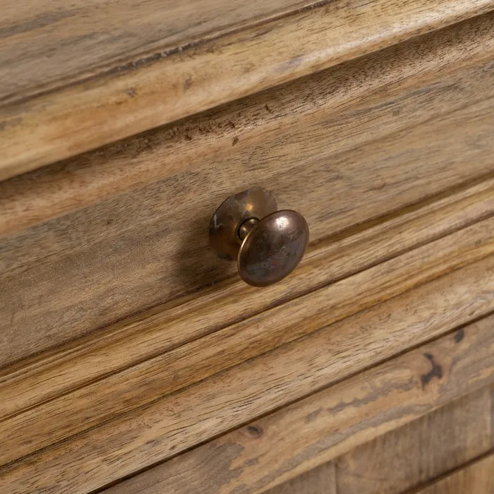 APARADOR NATURAL MADERA DE MANGO SALÓN 189 X 53 X 88 CM - Imagen 5