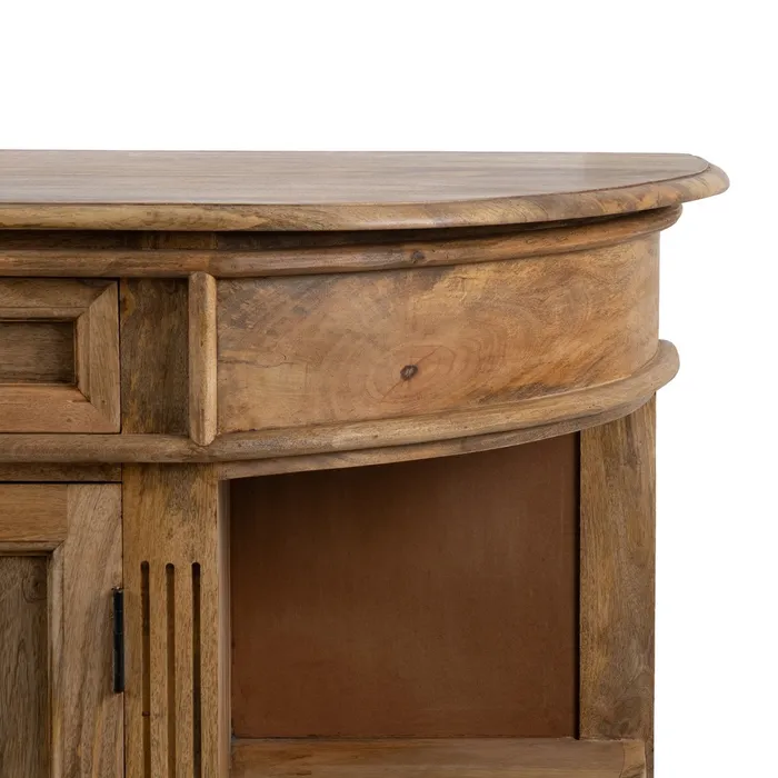 APARADOR NATURAL MADERA DE MANGO SALÓN 189 X 53 X 88 CM - Imagen 6
