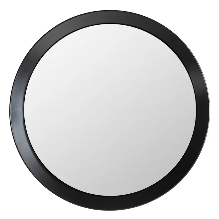 S/3 ESPEJO NEGRO METAL-CRISTAL