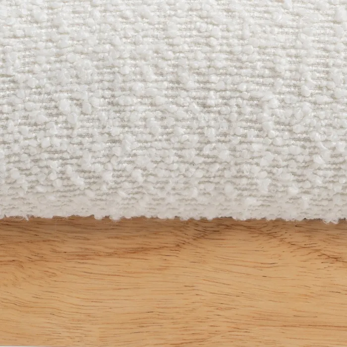 SILLÓN BLANCO-NATURAL MADERA DE CAUCHO 62 X 62 X 71 CM