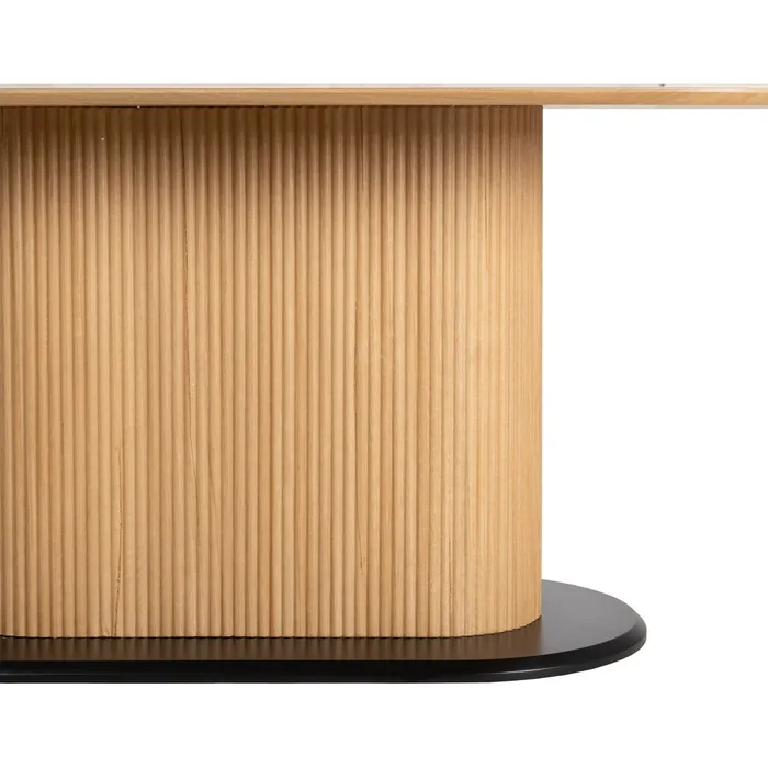 MESA COMEDOR BLANCO-NATURAL 180 X 90 X 75 CM - Imagen 3