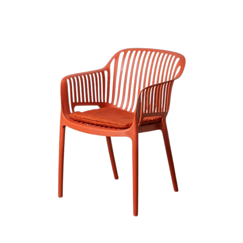 SILLA APILABLE TERRACOTA POLIPROPILENO EXTERIOR 55 X 61 X 80 CM