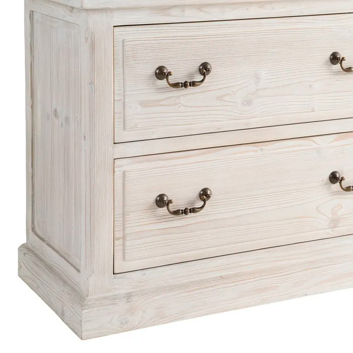 ALACENA BLANCO ROZADO MADERA DE PINO 180 X 44 X 240 CM - Imagen 4