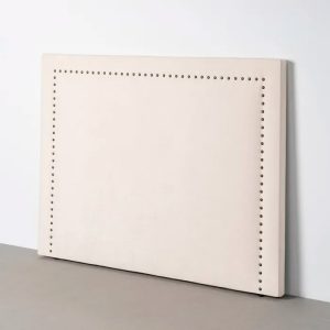 CABECERO CREMA TEJIDO DORMITORIO 165 X 7 X 130 CM