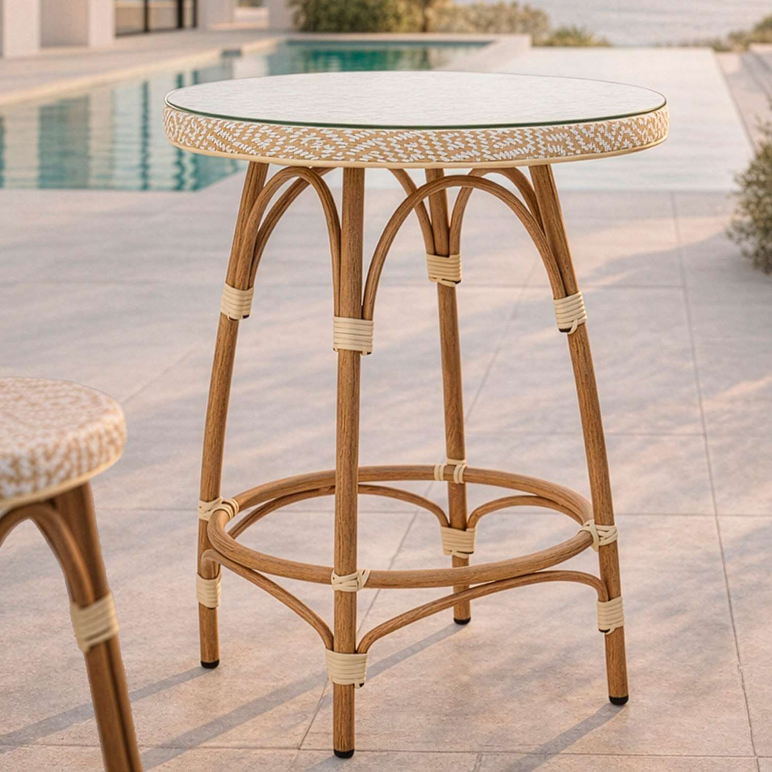 Mesa Exterior Aluminio/textilene 70x94cm - Imagen 5