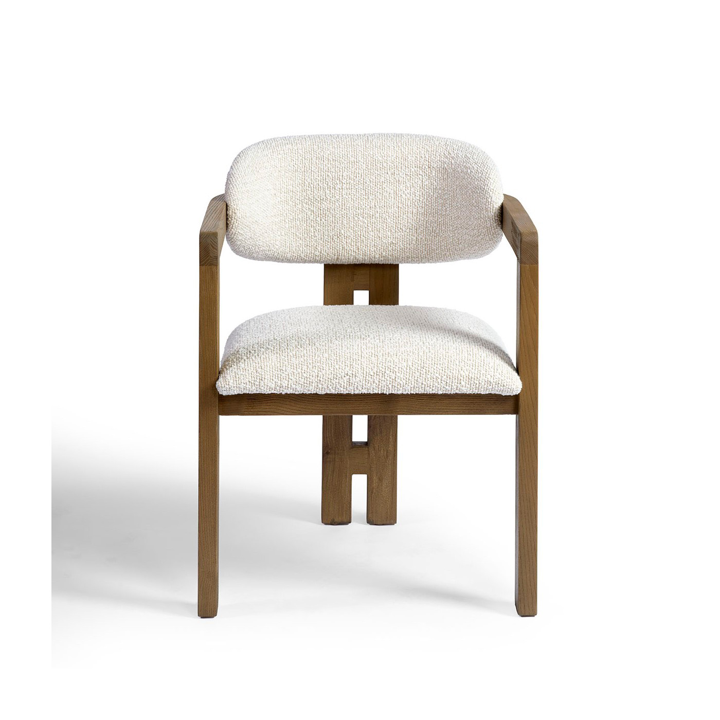 Sillón de comedor madera y tapizado 58,5x58,5x80 - Imagen 2