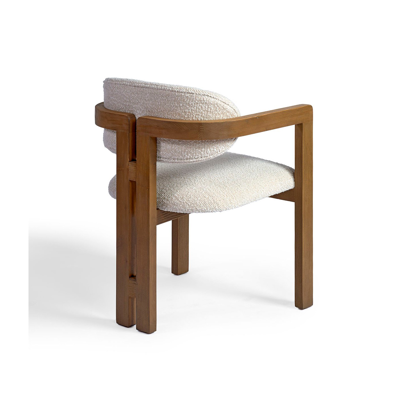 Sillón de comedor madera y tapizado 58,5x58,5x80 - Imagen 4