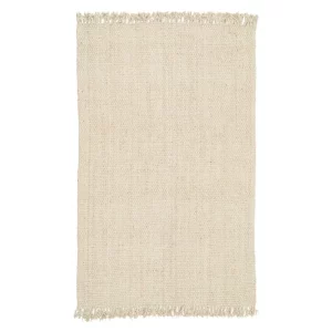 ALFOMBRA CREMA YUTE ALTEA DECORACIÓN 200 X 290 CM