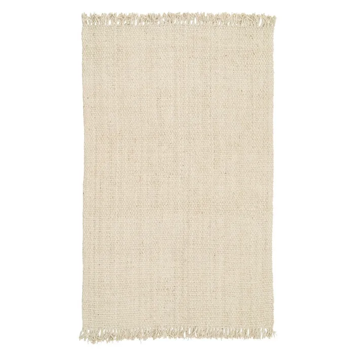 ALFOMBRA CREMA YUTE ALTEA DECORACIÓN 200 X 290 CM