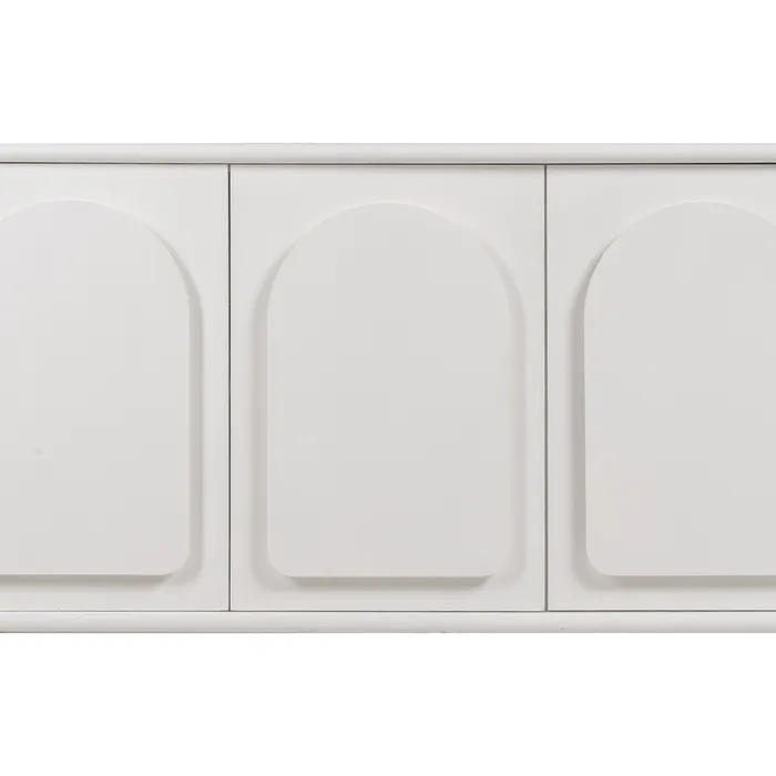 APARADOR BLANCO DM-MADERA 120 X 40 X 81 CM - Imagen 4