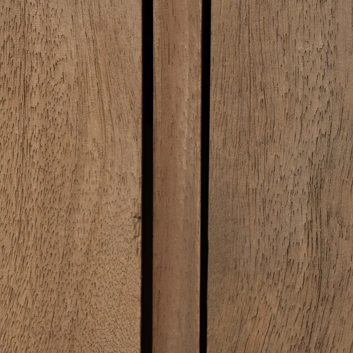 APARADOR MADERA NATURAL Y CRISTAL SALÓN 162 X 41 X 83 CM - Imagen 6