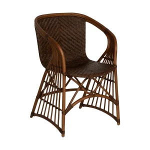 SILLÓN NATURAL RATÁN DECORACIÓN 57 X 59 X 84 CM