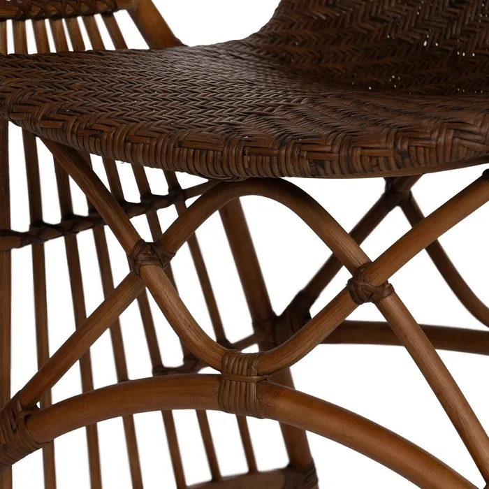 SILLÓN NATURAL RATÁN DECORACIÓN 57 X 59 X 84 CM - Imagen 7