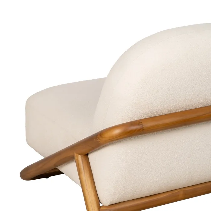 SILLÓN NATURAL TEJIDO-MADERA SALÓN 75 X 85 X 79 CM - Imagen 3