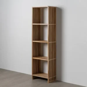 ESTANTERÍA NATURAL MADERA DE TECA SALÓN 54 X 35 X 190 CM