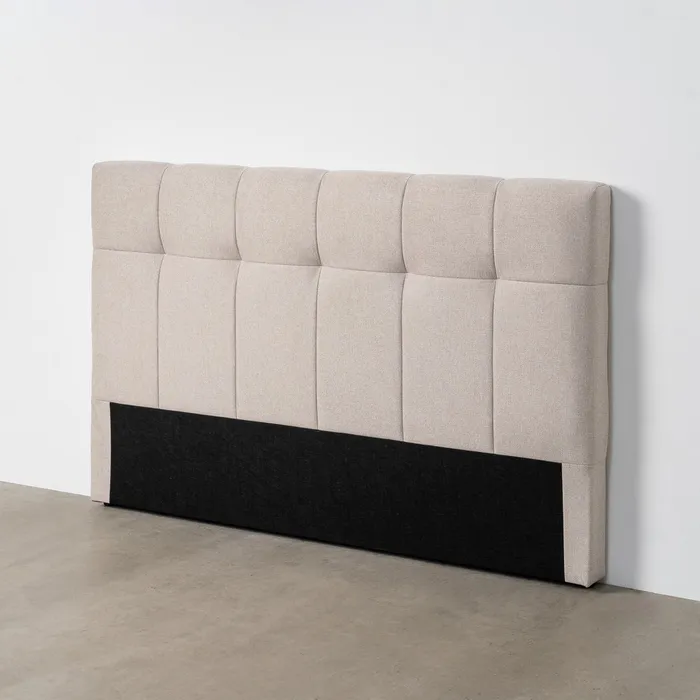 CABECERO BEIGE TEJIDO DORMITORIO 160 X 12 X 100 CM - Imagen 3