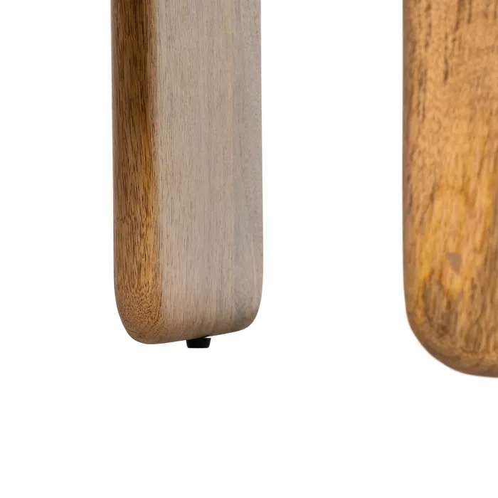 MESA CENTRO NATURAL MADERA DE MANGO 121 X 61 X 45 CM - Imagen 6