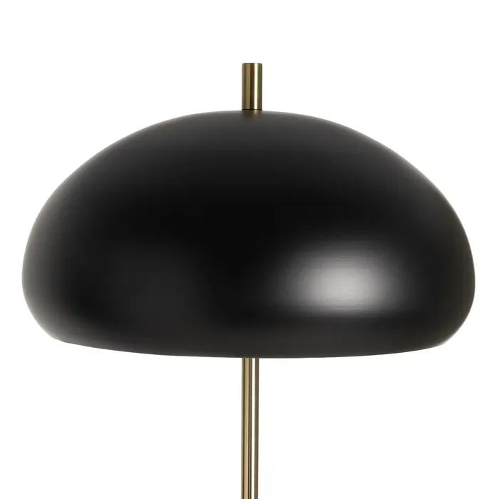 LÁMPARA SUELO NEGRO-ORO TEJIDO-METAL 41 X 41 X 162 CM - Imagen 5