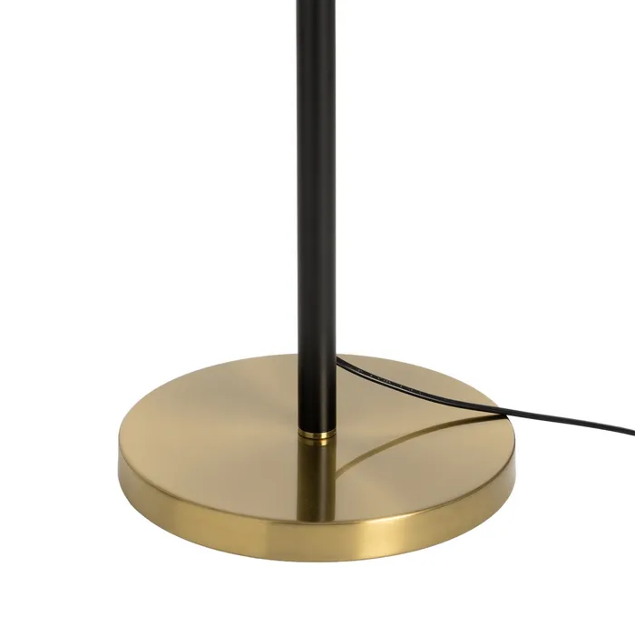 LÁMPARA SUELO NEGRO-ORO TEJIDO-METAL 41 X 41 X 162 CM - Imagen 6